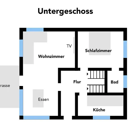 Strandhaus Seestern Vorderhaus بيت للعطل *