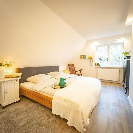 Strandhaus Seestern Vorderhaus بيت للعطل
